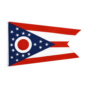 Ohio State Flag - 90x150cm(3x5ft) - 60x90cm(2x3ft)