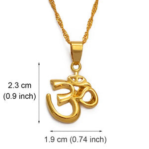 Om Symbol Pendant Necklace