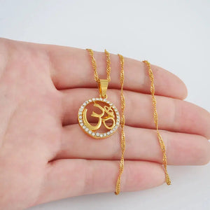 Om Symbol Pendant Necklace