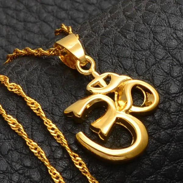 Om Symbol Pendant Necklace