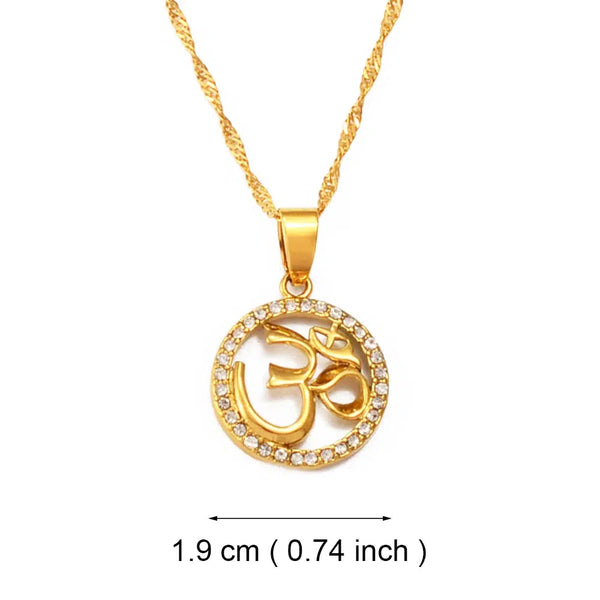 Om Symbol Pendant Necklace