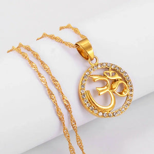 Om Symbol Pendant Necklace