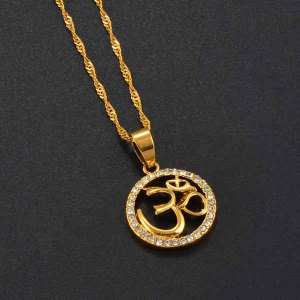 Om Symbol Pendant Necklace