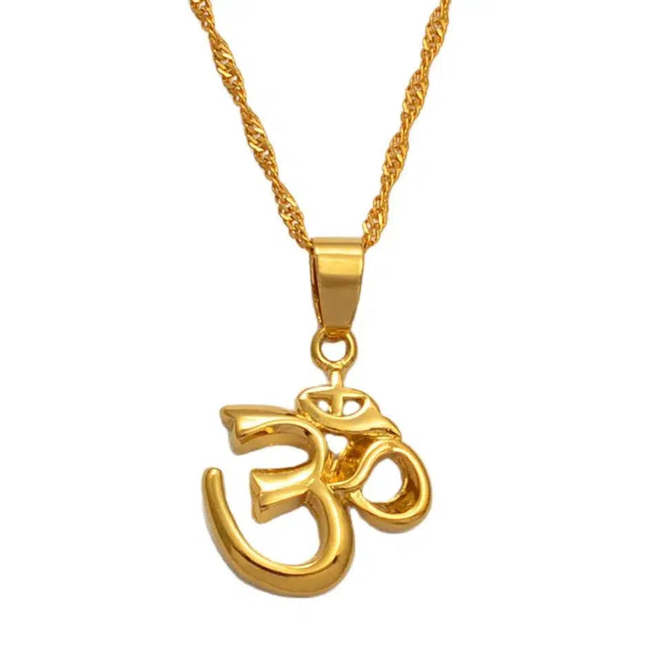 Om Symbol Pendant Necklace