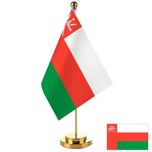 Oman Desk Flag - Small Office Table Flag