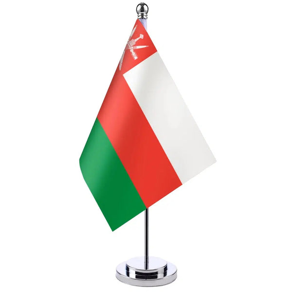 Oman Desk Flag - Small Office Table Flag