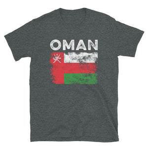 Oman Flag Distressed - Omani Flag T-Shirt