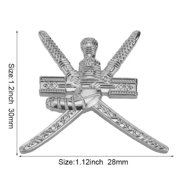 Oman Friendship Flag Lapel Pin Collection - Enamel Pin Flag