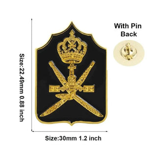 Oman Friendship Flag Lapel Pin Collection - Enamel Pin Flag
