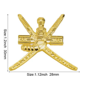 Oman Friendship Flag Lapel Pin Collection - Enamel Pin Flag