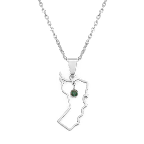 Oman Map Necklace