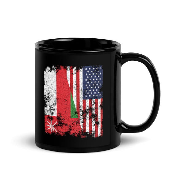 Oman USA Flag - Half American Mug