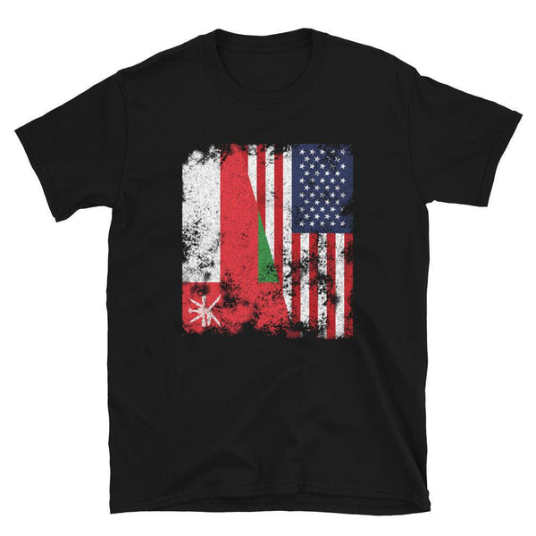 Oman USA Flag - Half American T-Shirt