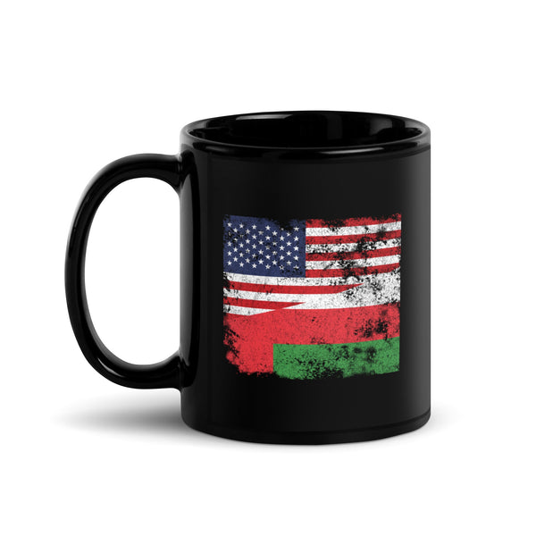 Oman USA Flag Mug