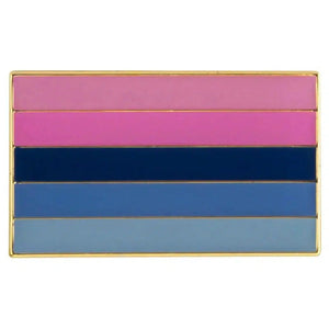 Omnisexual Pride Flag Lapel Pins - LGBTQIA2S+ Enamel Pin Flag