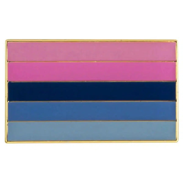 Omnisexual Pride Flag Lapel Pins - LGBTQIA2S+ Enamel Pin Flag