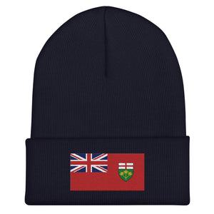Ontario Flag Beanie - Embroidered Winter Hat