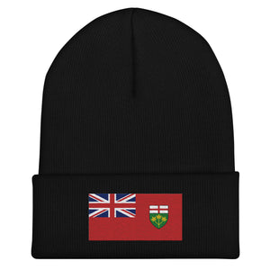 Ontario Flag Beanie - Embroidered Winter Hat