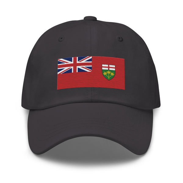 Ontario Flag Cap - Adjustable Embroidered Dad Hat