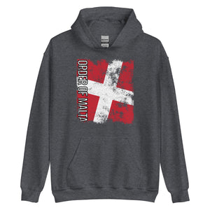 Order Of Malta Flag - Distressed Flag Hoodie