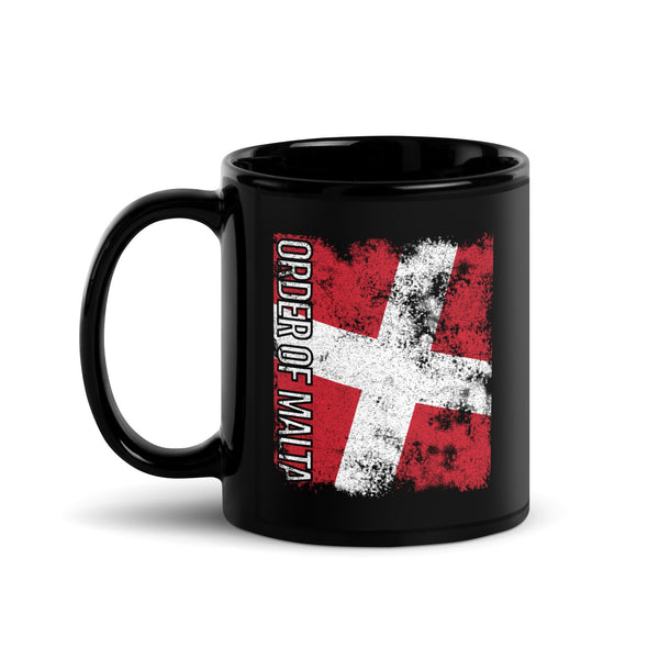 Order Of Malta Flag - Distressed Flag Mug