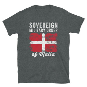 Order of Malta Flag Distressed T-Shirt