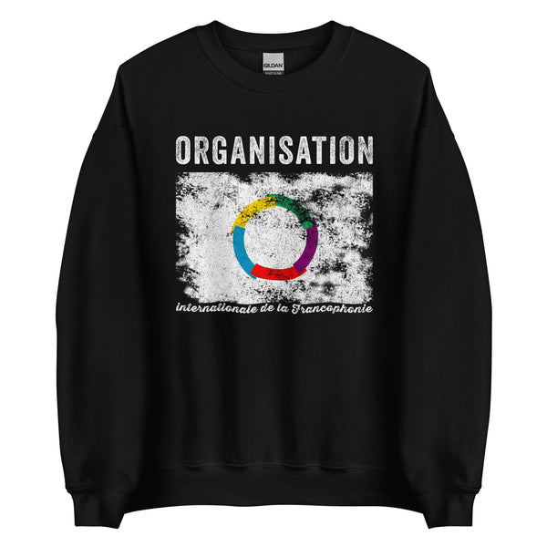 Organisation Internationale de la Francophonie Flag Sweatshirt