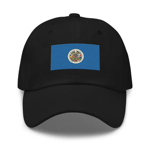 Organization Of American States Flag Cap - Adjustable Embroidered Dad Hat