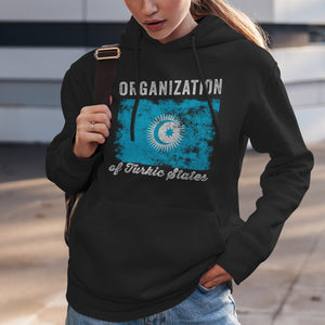 Organization Of Turkic States Flag Hoodie