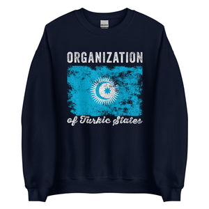 Organization Of Turkic States Flag Sweatshirt