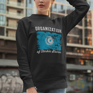 Organization Of Turkic States Flag Sweatshirt