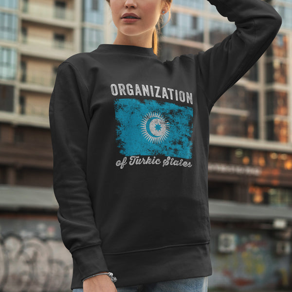 Organization Of Turkic States Flag Sweatshirt