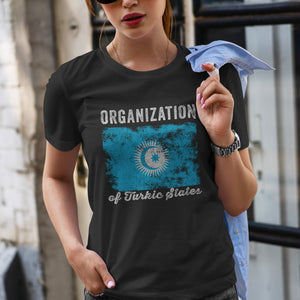Organization Of Turkic States Flag T-Shirt