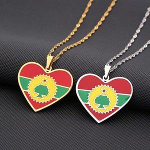 Oromia Flag Necklace