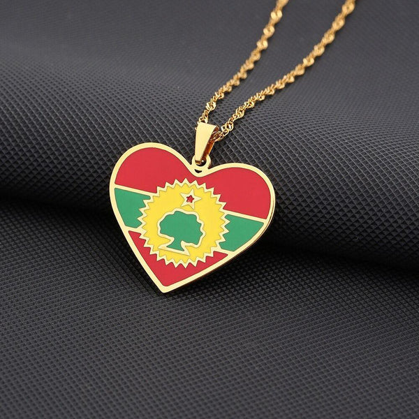 Oromia Flag Necklace