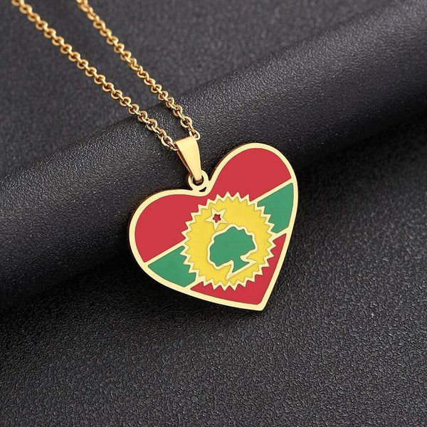 Oromia Flag Necklace