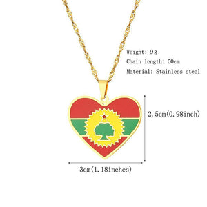 Oromia Flag Necklace