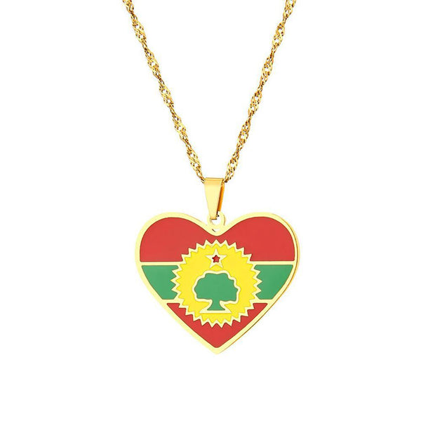 Oromia Flag Necklace