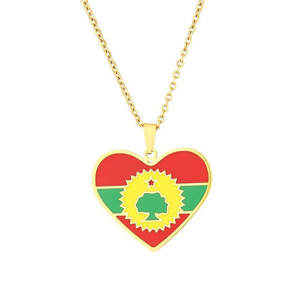 Oromia Flag Necklace