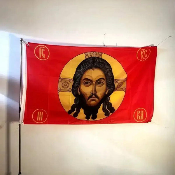 Orthodox Army Flag - 90x150cm(3x5ft) - 60x90cm(2x3ft) - Jesus Flag