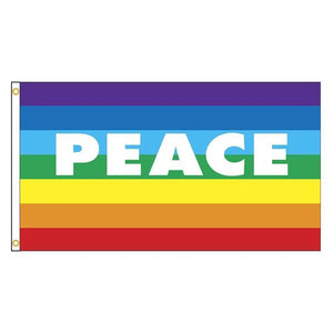 Pace/Peace Pride Flag - 90x150cm(3x5ft) - 60x90cm(2x3ft) - LGBTQIA2S+