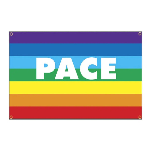 Pace/Peace Pride Flag - 90x150cm(3x5ft) - 60x90cm(2x3ft) - LGBTQIA2S+