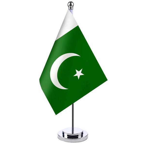 Pakistan Desk Flag - Small Office Table Flag