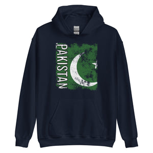 Pakistan Flag - Distressed Flag Hoodie