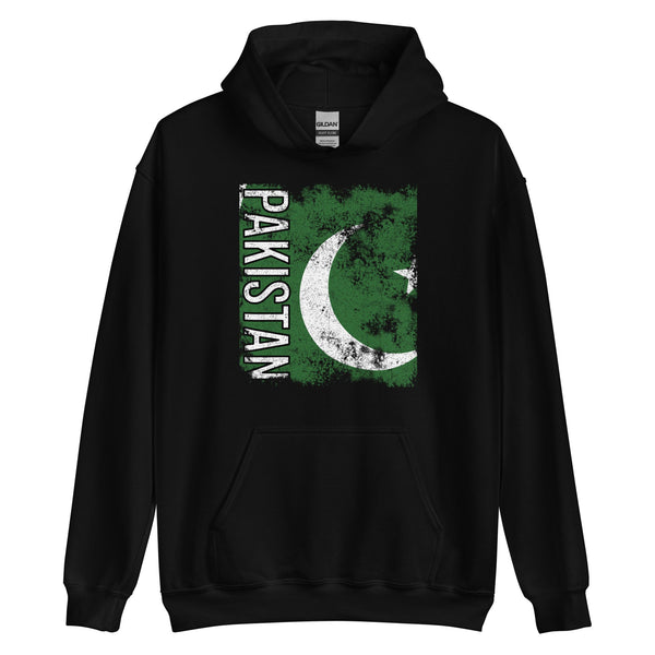 Pakistan Flag - Distressed Flag Hoodie