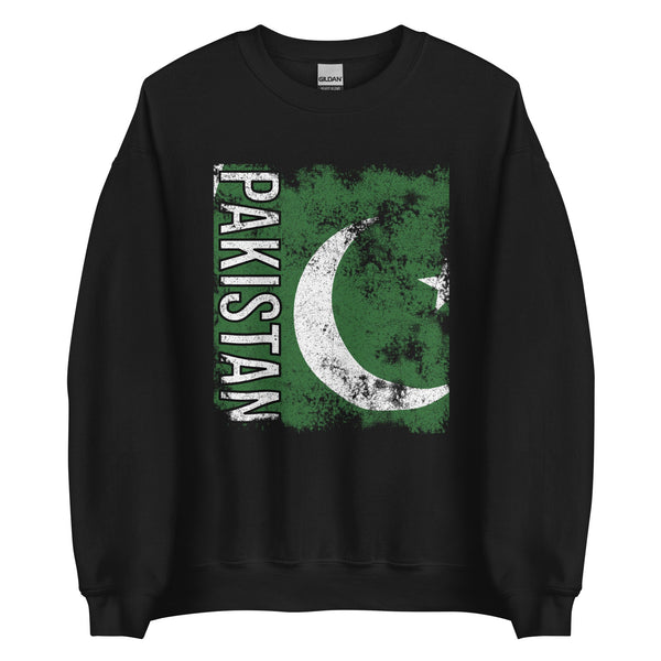 Pakistan Flag - Distressed Flag Sweatshirt