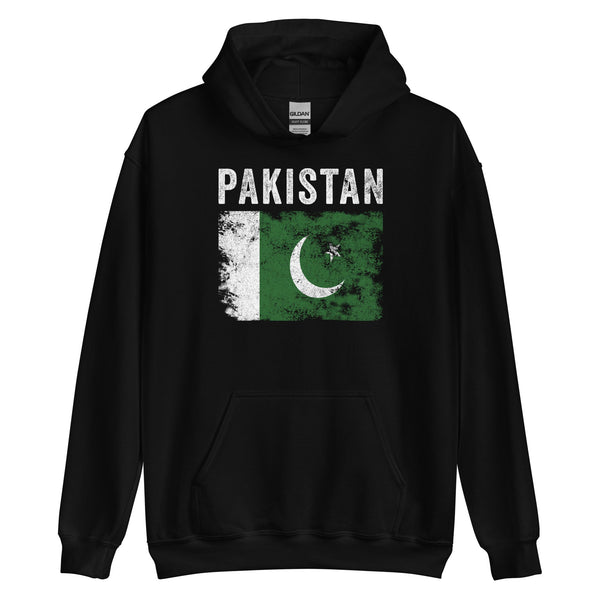 Pakistan Flag Distressed Pakistani Flag Hoodie