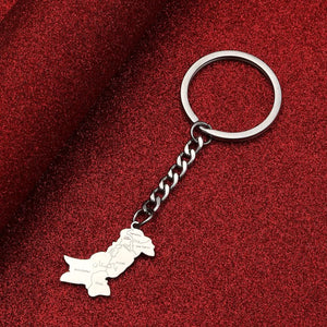 Pakistan Flag Map Keychain