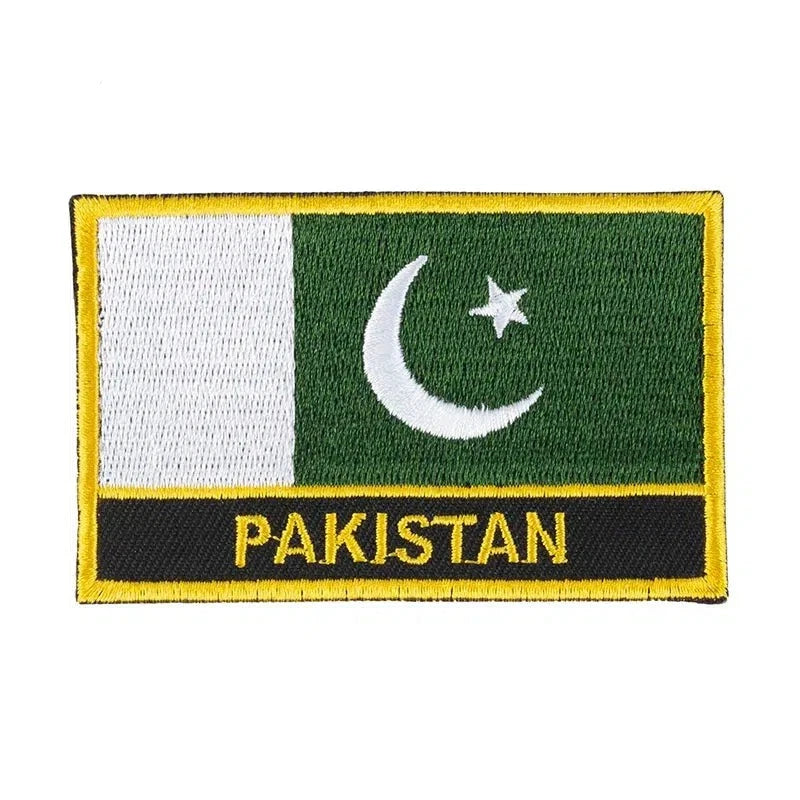 Pakistan Flag Patch - Sew On/Iron On Patch