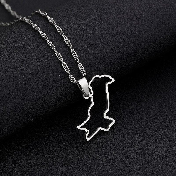 Pakistan Map Necklace